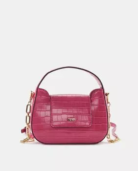 Маленький розовый клатч Arden со съемным ремнем на плечо DKNY, розовый