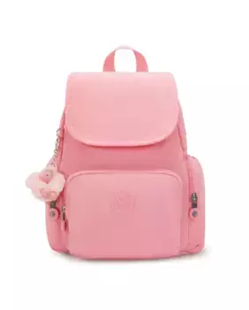 Маленький рюкзак CITY ZIP MINI с регулируемыми ремнями розового цвета Kipling, розовый