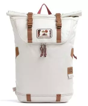 Маленький рюкзак Dreamwalker Christopher с закругленной крышкой 13 дюймов из переработанного полиэстера Doughnut, бежевый