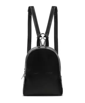 Маленький рюкзак из жесткой кожи Kazar Studio, черный