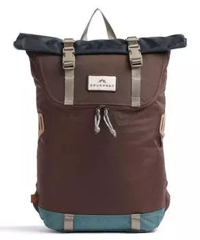 Маленький рюкзак Jungle Christopher с закругленной крышкой, 13 дюймов, из переработанного нейлона Doughnut, коричневый