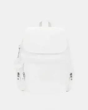 Маленький рюкзак на молнии Kipling, белый