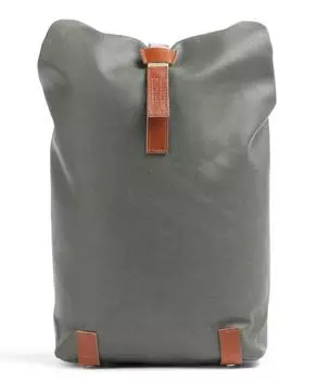 Маленький рюкзак Pickwick из хлопка с откидной крышкой, 13 дюймов, хлопок Brooks England, зеленый