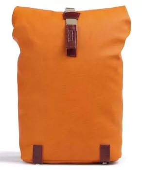 Маленький рюкзак Pickwick из хлопка с откидной крышкой, 13 дюймов, хлопок Brooks England, оранжевый