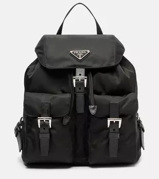 Маленький рюкзак Re-Nylon Prada, черный