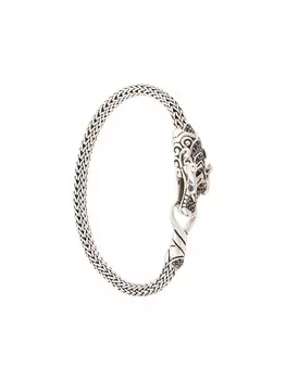 Маленький серебряный браслет Legends Naga с сапфирами и шпинелью John Hardy