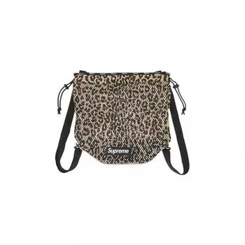 Маленький сетчатый рюкзак Supreme Леопардовый