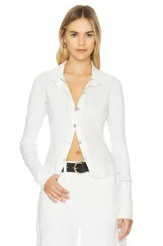 Маленький тканый топ Free People, белый