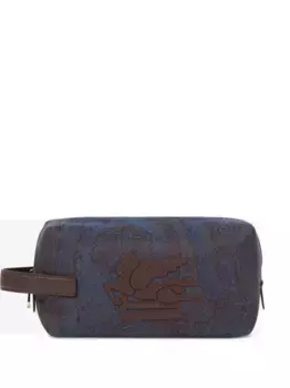 Маленький жаккардовый косметичка ETRO, синий
