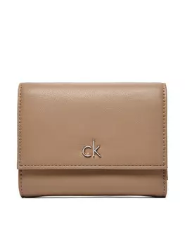 Маленький женский кошелек Calvin Klein Ck Daily Medium Trifold_Pbl K60K612851, бежевый