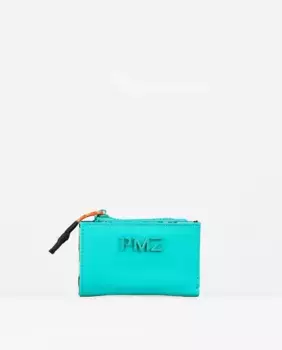 Маленький женский кошелек из бирюзово-голубого нейлона PACOMARTINEZ, бирюзовый