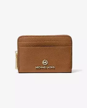 Маленький женский кошелек из коричневой кожи Michael Michael Kors, коричневый