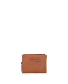 Маленький женский кошелек из мытой кожи THB Halo The Bagging Co, коричневый