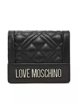 Маленький женский кошелек JC5601PP1MLA000B Love Moschino, черный