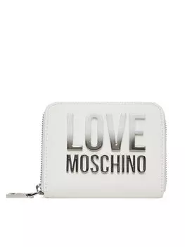 Маленький женский кошелек JC5732PP0MKD0100 Love Moschino, белый