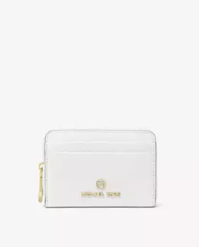 Маленький женский кошелек Jet Set из зернистой кожи Michael Michael Kors, белый