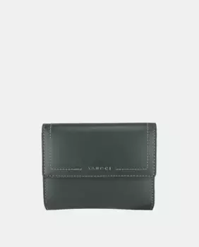 Маленький женский кошелек-кошелек из кожи розового цвета фуксии Yancci, темно-зеленый