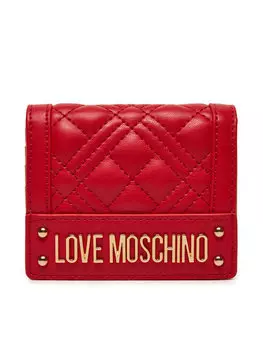 Маленький женский кошелек Love Moschino, красный