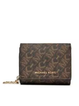Маленький женский кошелек Michael Kors, коричневый
