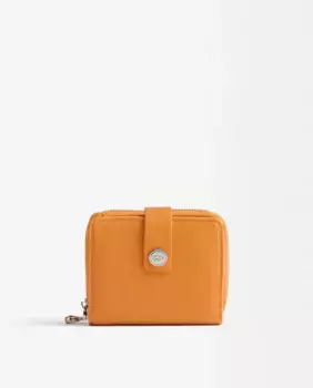 Маленький женский кошелек с простой застежкой-молнией Parfois, оранжевый