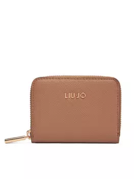 Маленький женский кошелек S Zip Around AA5169 E0087 Liu Jo, коричневый