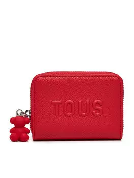 Маленький женский кошелек Tous, красный