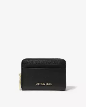 Маленький женский кожаный кошелек Jet Set Michael Michael Kors, черный