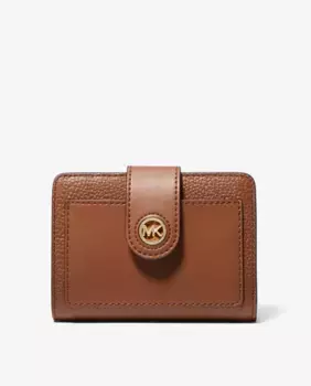 Маленький женский кожаный кошелек Michael Michael Kors, коричневый