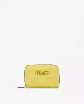 Маленький женский нейлоновый кошелек с бисеринками цвета лайма PACOMARTINEZ, зеленый