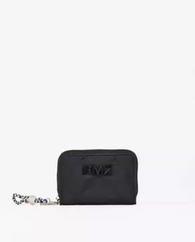 Маленький женский нейлоновый кошелек с черной бусиной PACOMARTINEZ, черный
