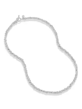 Маленькое ожерелье Nugget DOWER AND HALL, серебряный