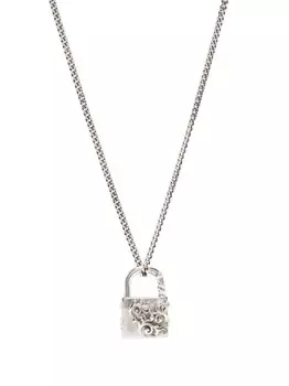 Маленькое ожерелье с арабесками в виде замка Emanuele Bicocchi, серебряный