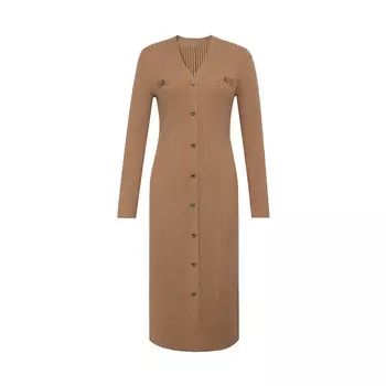 Маленькое прямое трикотажное платье Deep Breath, черный