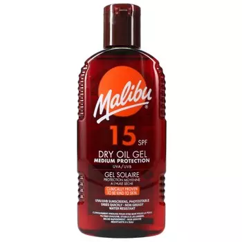 Malibu, Dry Oil Gel, Сухой масляный гель SPF15, 200мл