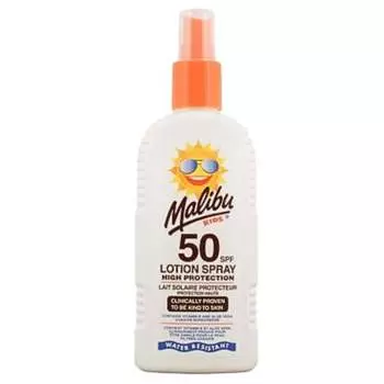 Malibu Kids Lotion Spray SPF50 Водостойкий спрей для детей 200 мл
