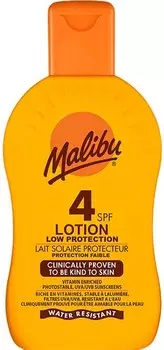 Malibu, Lotion Protection, Защитный лосьон SPF4, 200 мл