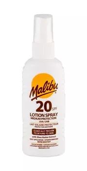 Malibu Lotion Spray SPF20 Prep