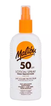 Malibu Lotion Spray SPF50 Prep