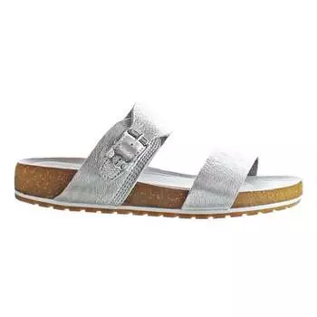 Малибу машет женскими шлепанцами Timberland, серебряный