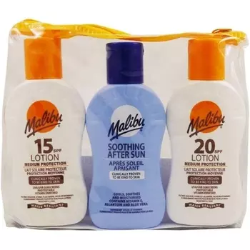 Malibu Travel Bag Лосьон/лосьон после загара Spf15 и Spf20, Unbekannt