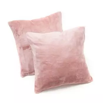 MALIKA Набор из 2 наволочек Cashmer Touch Флисовый чехол на подушку диванная подушка наволочка диванная подушка, размер: 2x 40x80 см, дизайн: PETROL Dreamhome