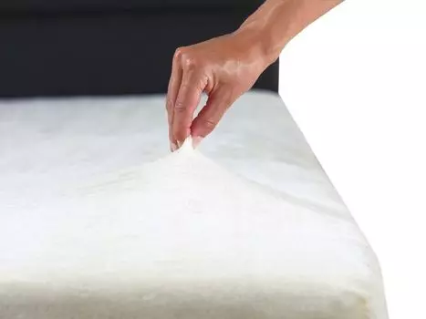 MALIKA Premium теплая простыня, кашемировая простыня, флисовая простыня из джерси, цвет: кремовый, размер: 90-100 x 200 см