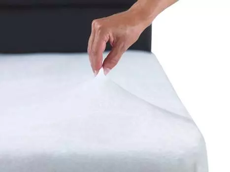 MALIKA Premium теплая простыня, кашемировая простыня, флисовая простыня из джерси, цвет: белый, размер: 140-160 x 200 см