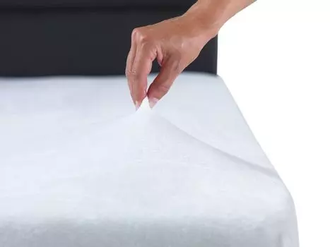 MALIKA Premium теплая простыня кашемировая простыня на подкладке из флиса, цвет: белый, размер: комплект из 2 шт. 90-100 x 200 см