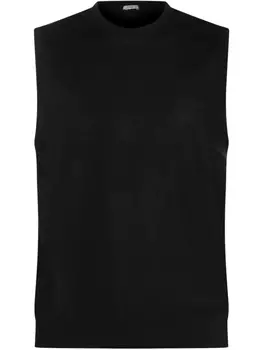 Мало хлопковый свитер Malo, черный