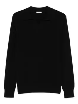 Мало хлопковый свитер Malo, черный