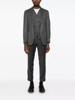 Malo кардиган из вирджинской шерсти, серый