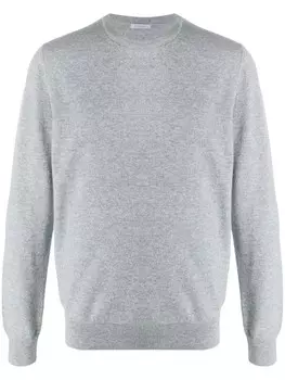 Malo кашемировый джемпер с круглым вырезом, серый