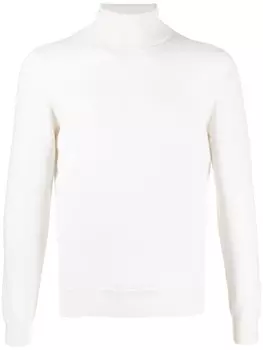 Malo кашемировый джемпер с высоким воротником, серый