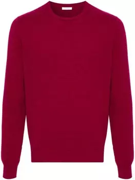 Malo кашемировый свитер с круглым вырезом, красный